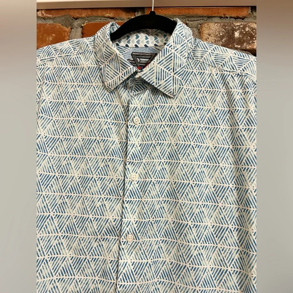 Robert Graham Geometric Patterned Classic Fit Size XL - Picture 4 of 11
